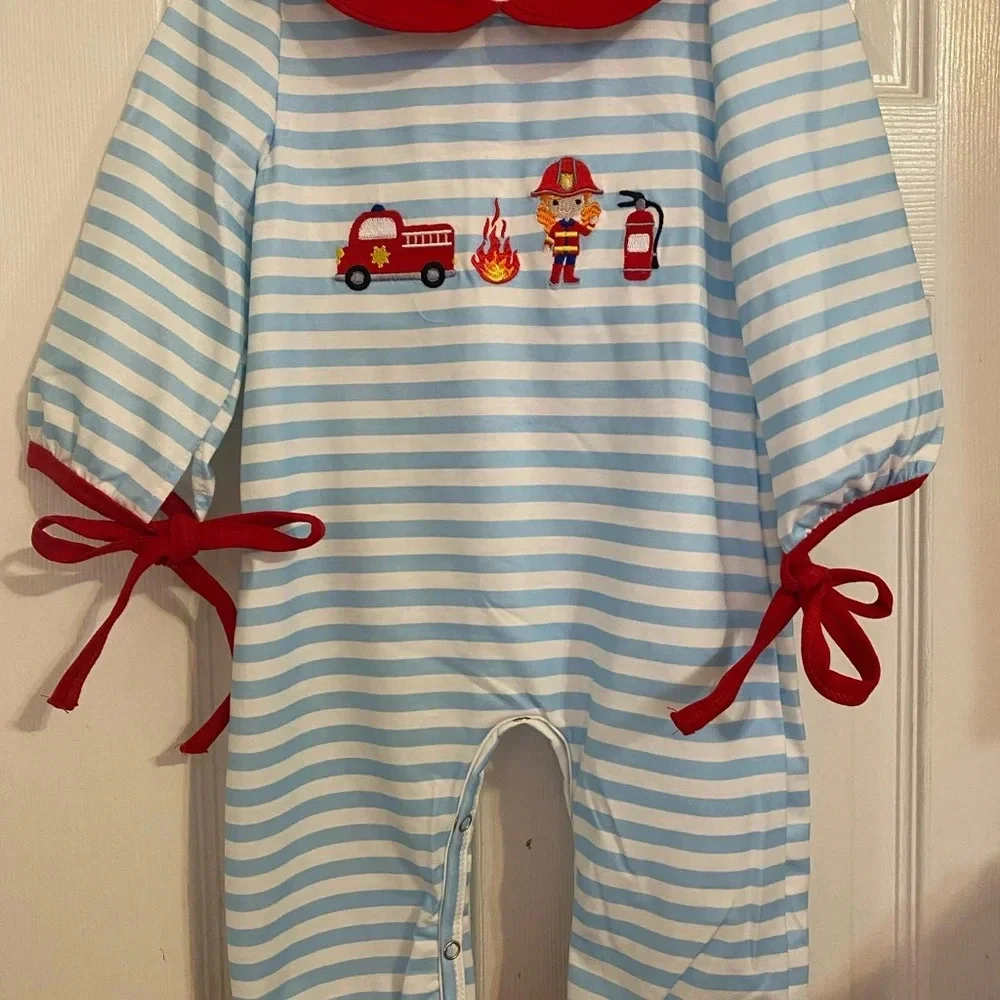 New Girl’s Fireman Romper